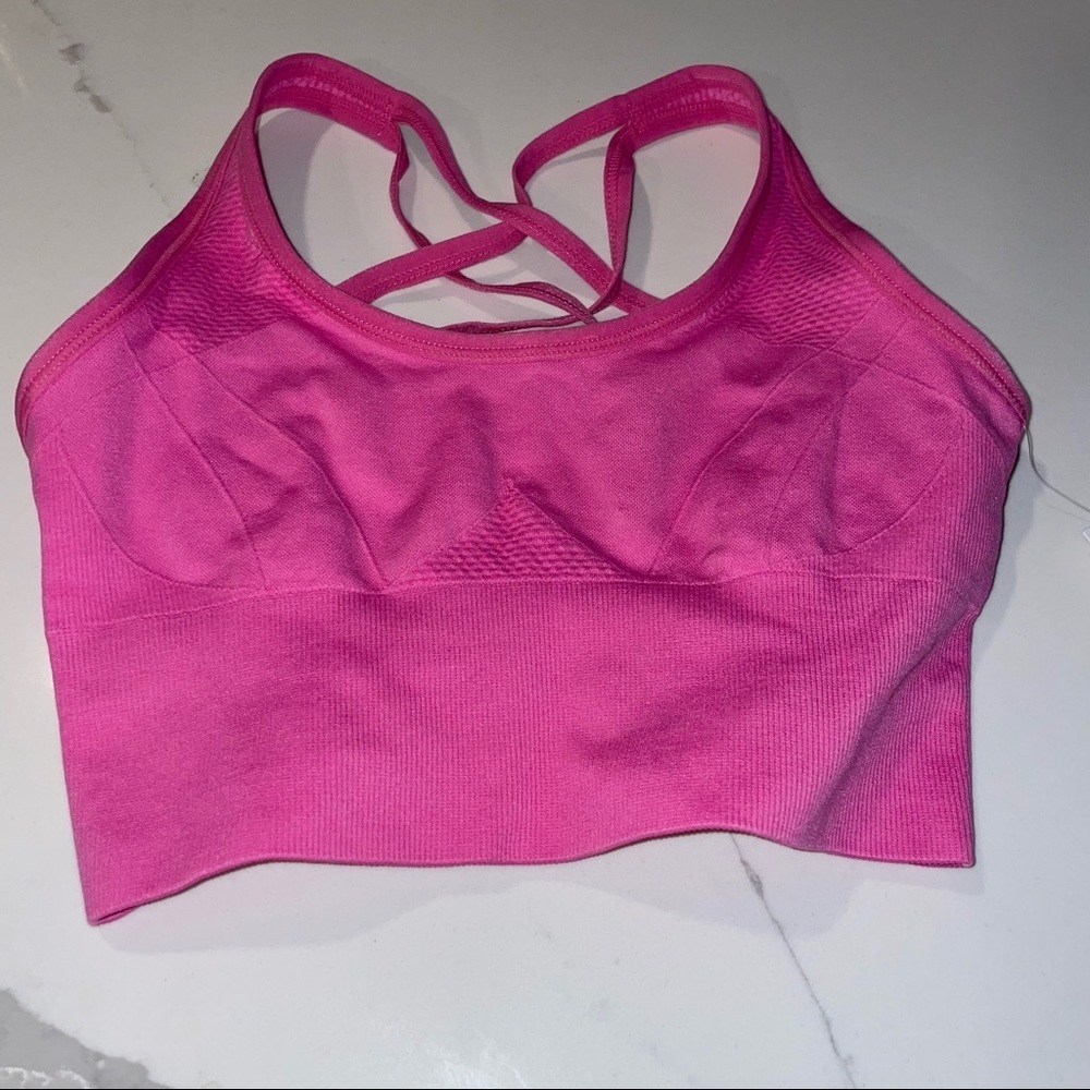 Z Zella Hot pink ports bra - Picture 2 of 5